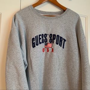 Vintage GUESS Sport Sweatshirt Crewneck Oversized